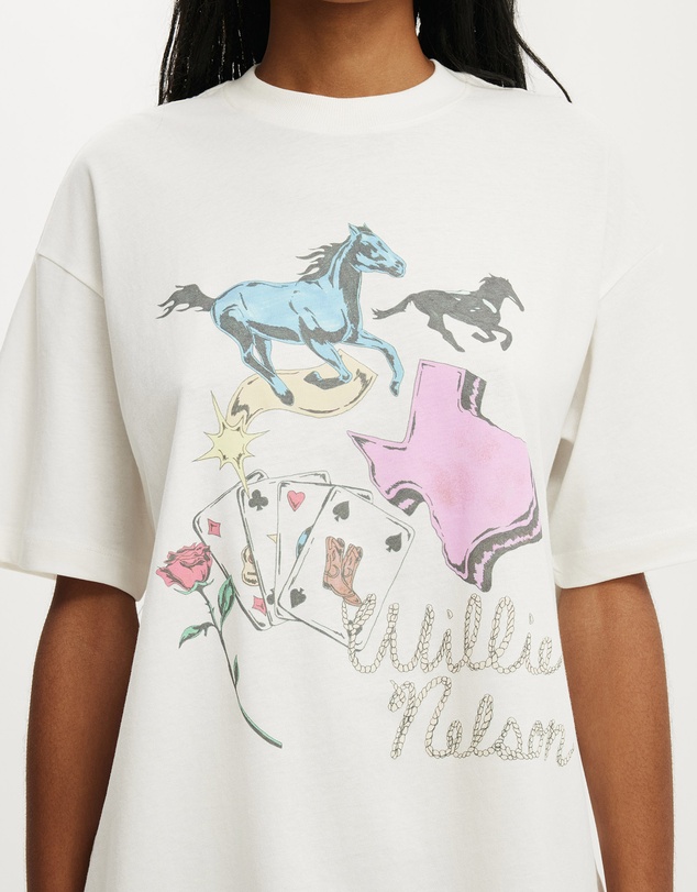 Cotton On - The Lcn Music Boxy Graphic Tee