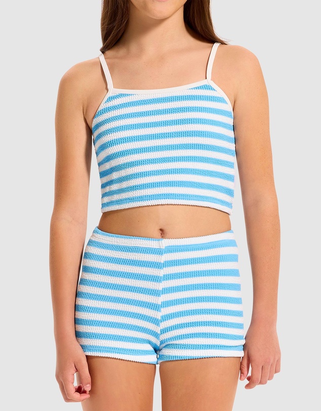 Seafolly - Textured Tankini Set - Kids