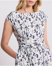 David Lawrence - Nanette Linen Blend Dress