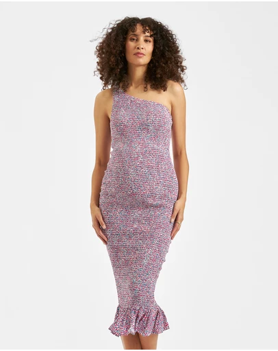 Ripe Maternity - Skipper One Shoulder Dress