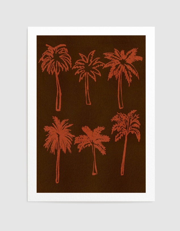 Olive et Oriel - The Land Story 8 by Shatha Al Dafai Art Print