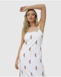 Belle & Bloom - She Blooms Floral Midi Dress