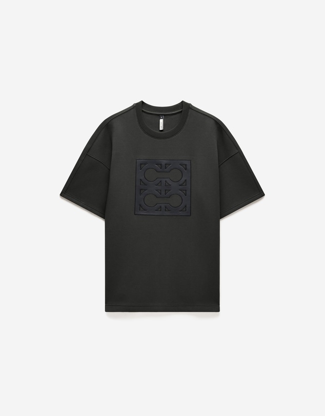 Calibre - Loose Fit Monogram Sweat T-shirt Khaki