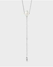 PDPAOLA - Pearl Stella Silver Necklace