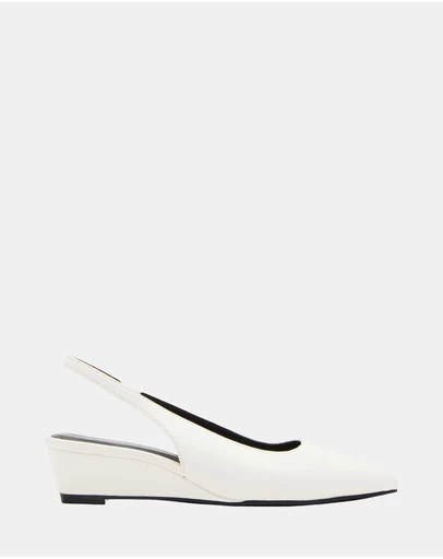 Steve Madden - Candyy White Paris Heels