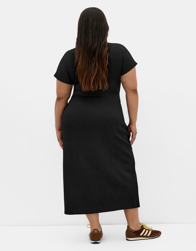 City Chic - Mae Side Tie Midi Dress