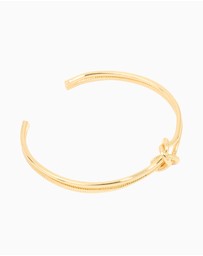 Lovisa - Gold Plated Brass Twisted Knot Wrist Cuff