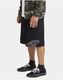 Billabong - Mens Bad Dog Fleece Corduroy Walkshorts