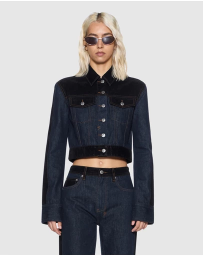 Ksubi - Slim Trucker Jacket VIixen Spliced