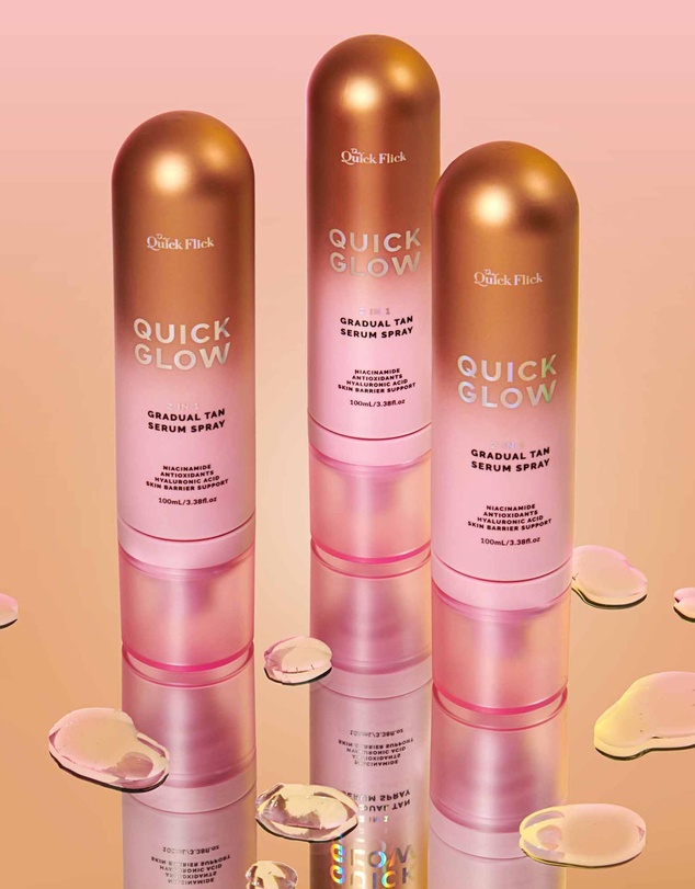 The Quick Flick - Quick Glow 2 in 1 Gradual Tan Serum Spray
