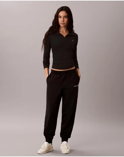 Calvin Klein - Logo Cotton Heavy Jersey Joggers