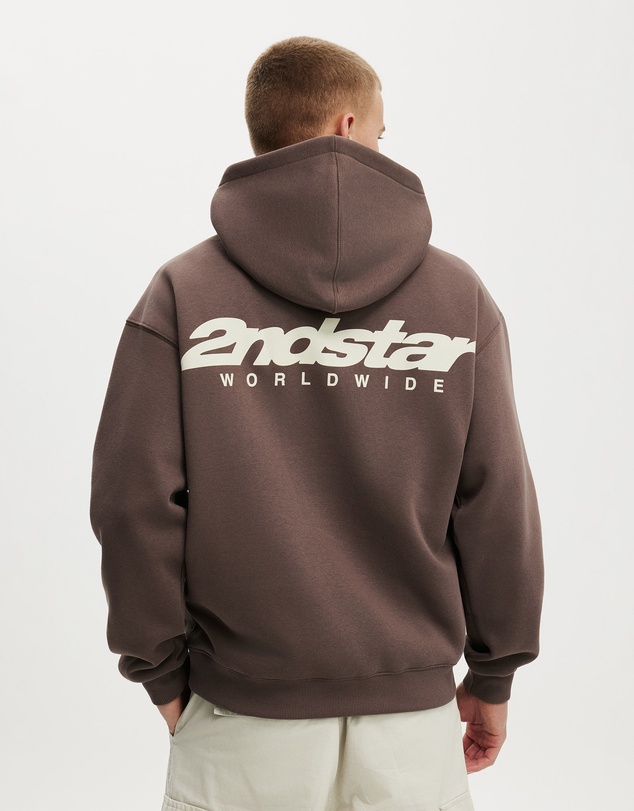 Cotton On - Box Fit Graphic Hoodie