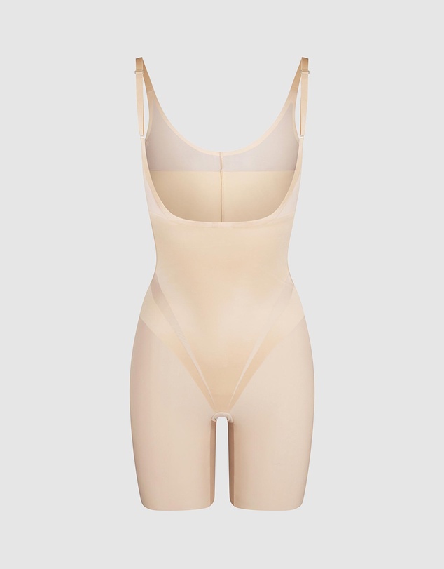 Spanx - Ultra Sculpt Open-Bust Midthigh Bodysuit