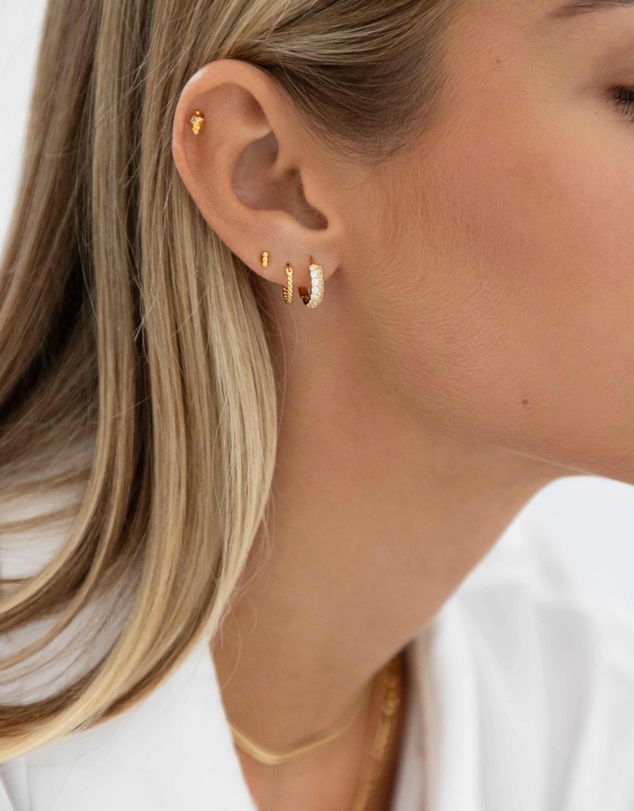 HOUSE OF SLANI - Tia Crystal Hoops