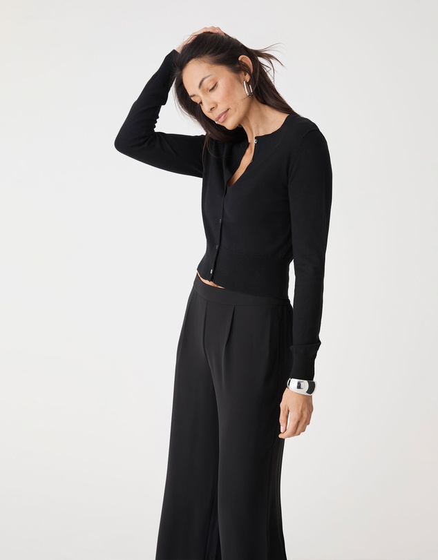 Forcast - Jessie Crew Neck Cardigan