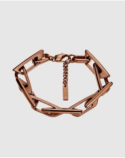 Diesel - D Logo Brown Bracelet