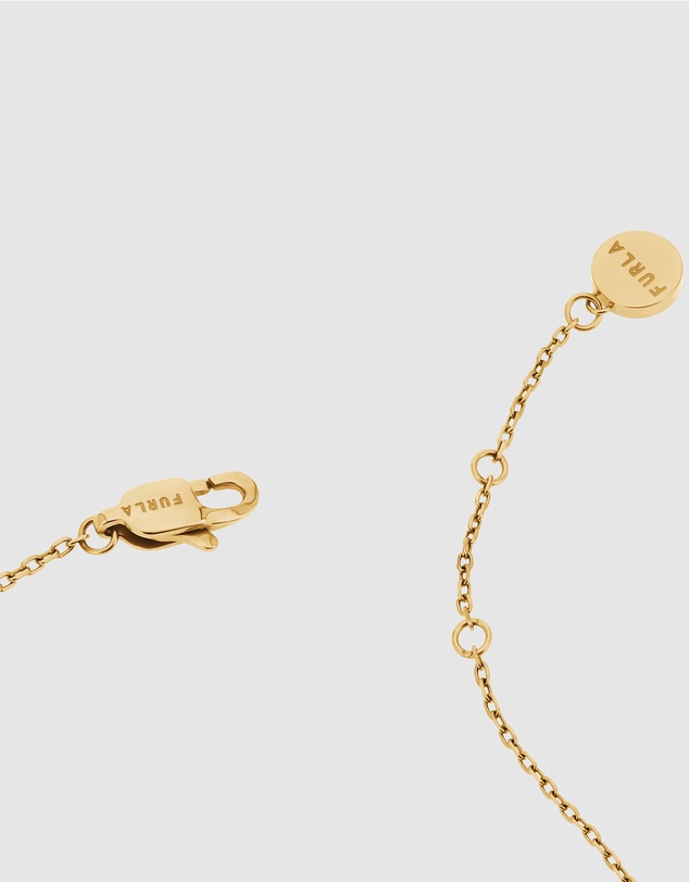 Furla - Flora Gold-Tone & Black Enamel Bracelet