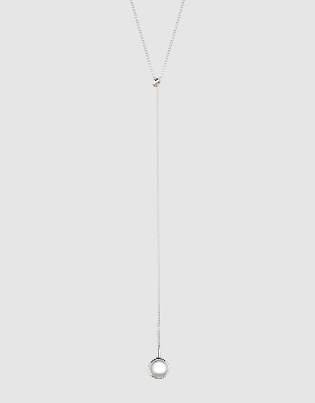 Elli Jewelry - Rock Crystal Y-Necklace in 925 Silver