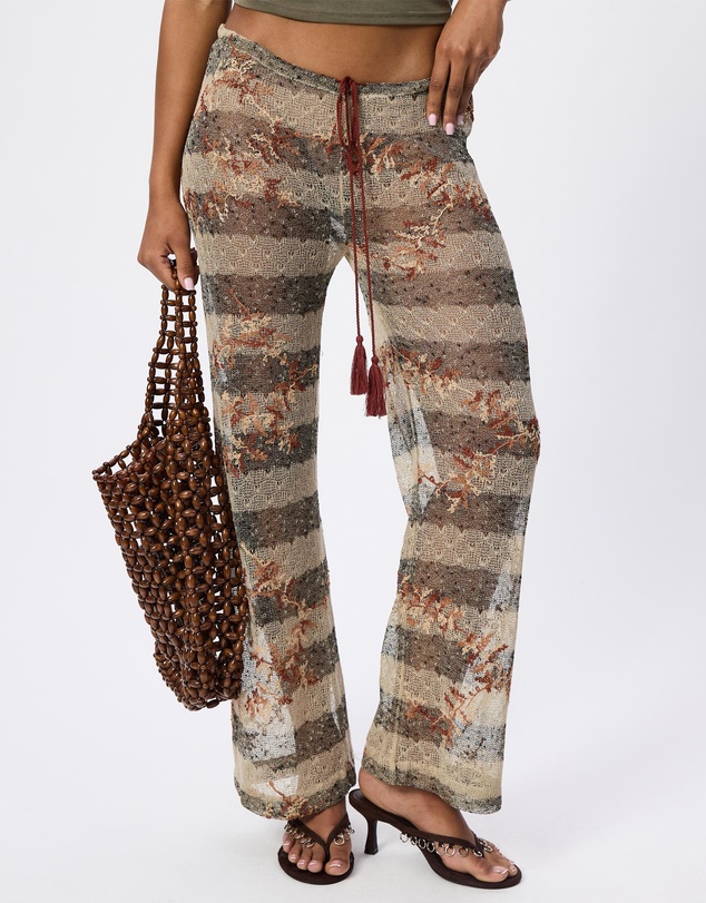 Jaded London - Deva Stripe Knit Trousers