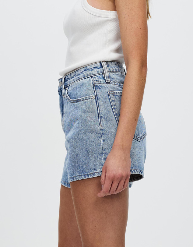 Assembly Label - Vintage Denim Short Light Stone