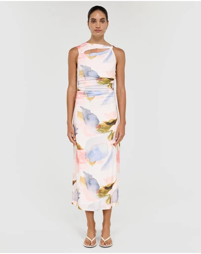 Staple the Label - Valea Mesh Midi Dress