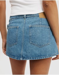 Cotton On - Pleated Micro Wrap Skirt