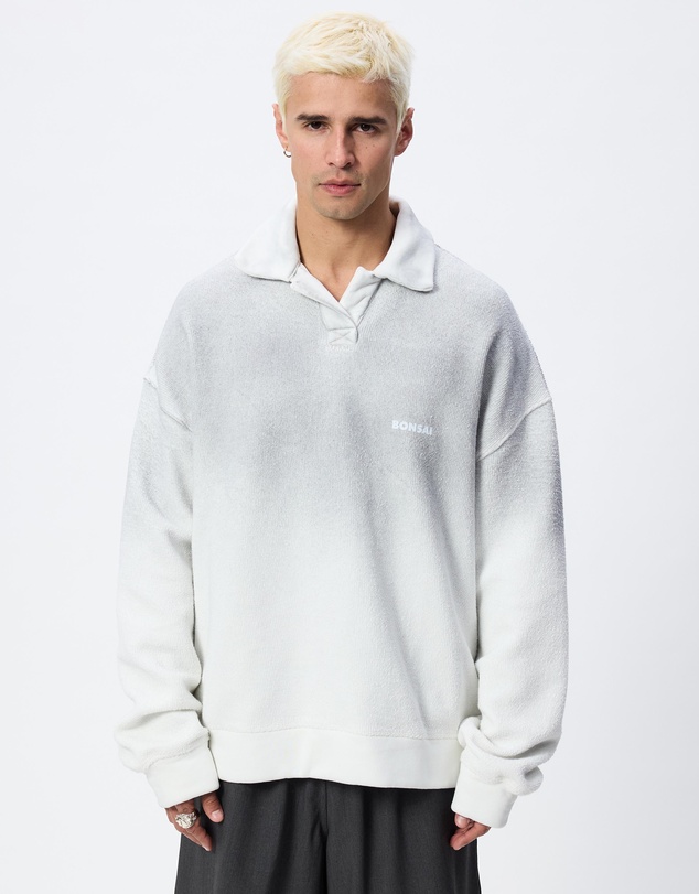 Bonsai - Special Dye Polo Oversized Sweatshirt
