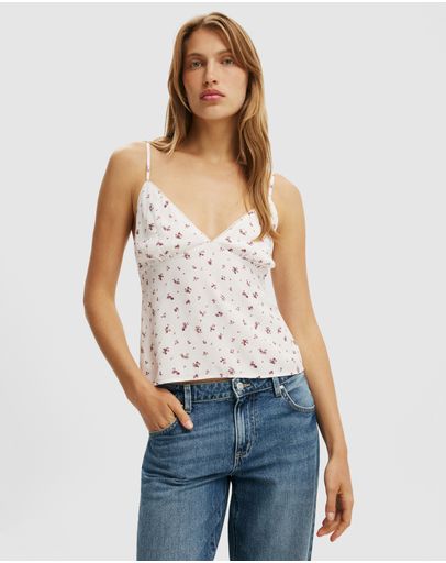 Indy Ditsy Woodrose Crepe