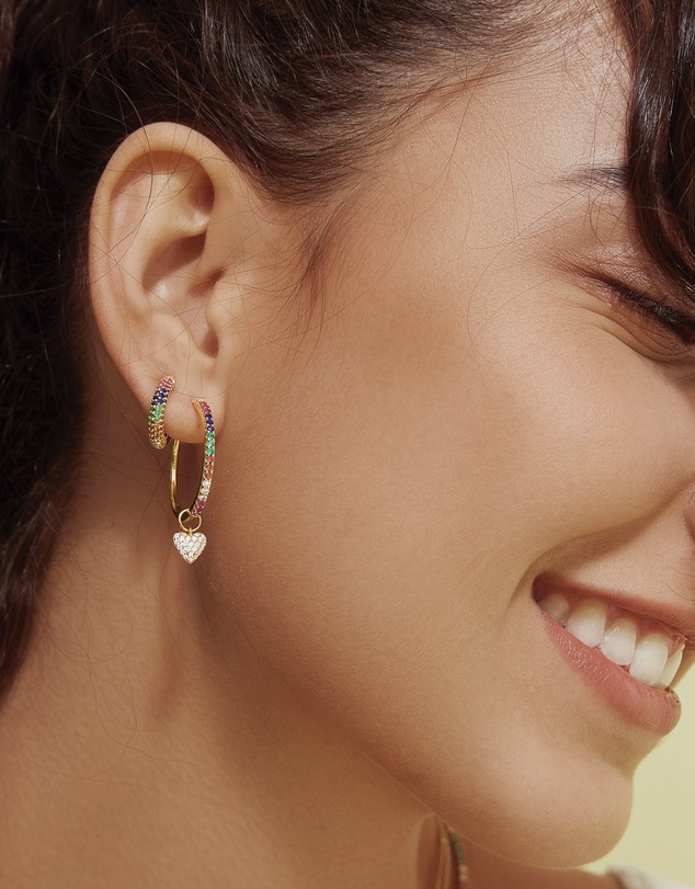 Ania Haie - Gold Heart Pave Earring Charm