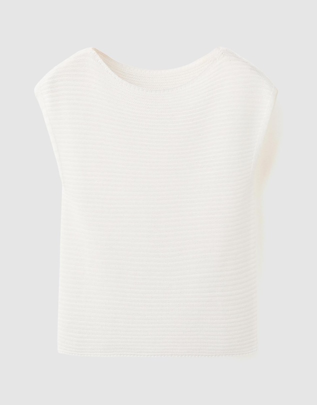 M.N.G - Short-Sleeved Knitted Sweater