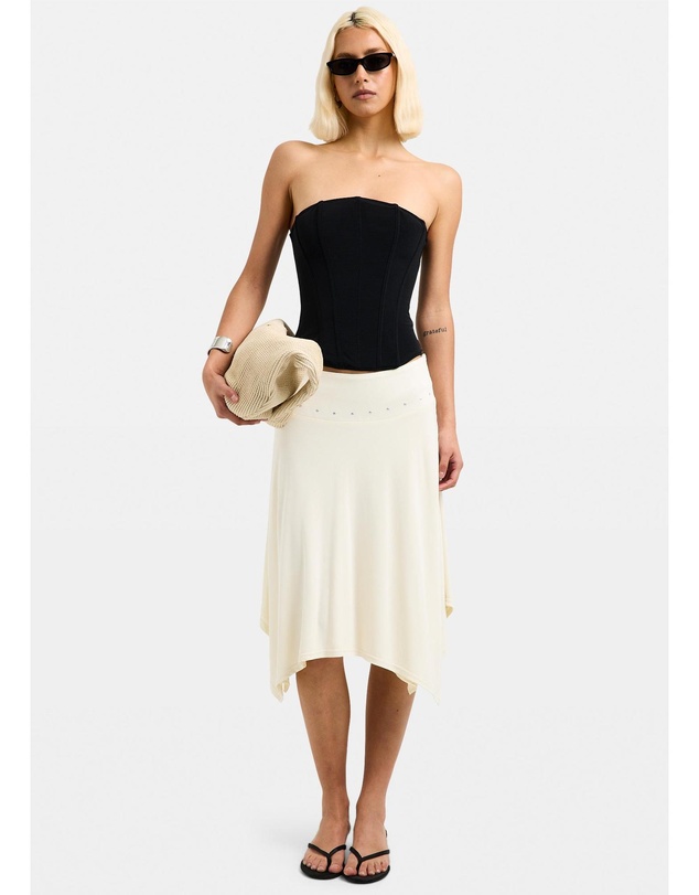 Insight - Sia Stud Handkerchief Midi Skirt