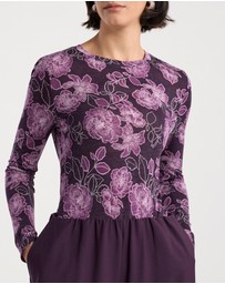 David Lawrence - Garnet Jersey Top