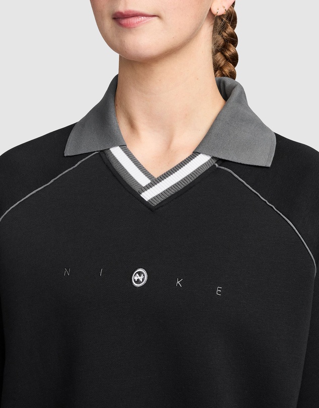 Nike - Sportswear Phoenix Fleece Graphics Polo Top