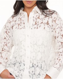 Petal & Pup - Carol Lace Shirt - White