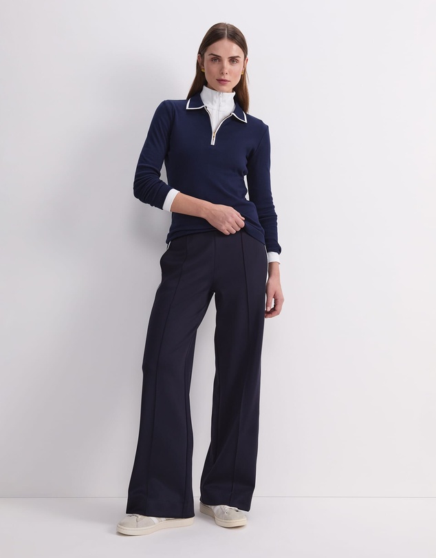 Sportscraft - Lucy Cotton Quarter Zip Top