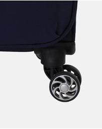 Pierre Cardin - Pierre Cardin 79cm Soft Water-Repellent Large Suitcase Spinner