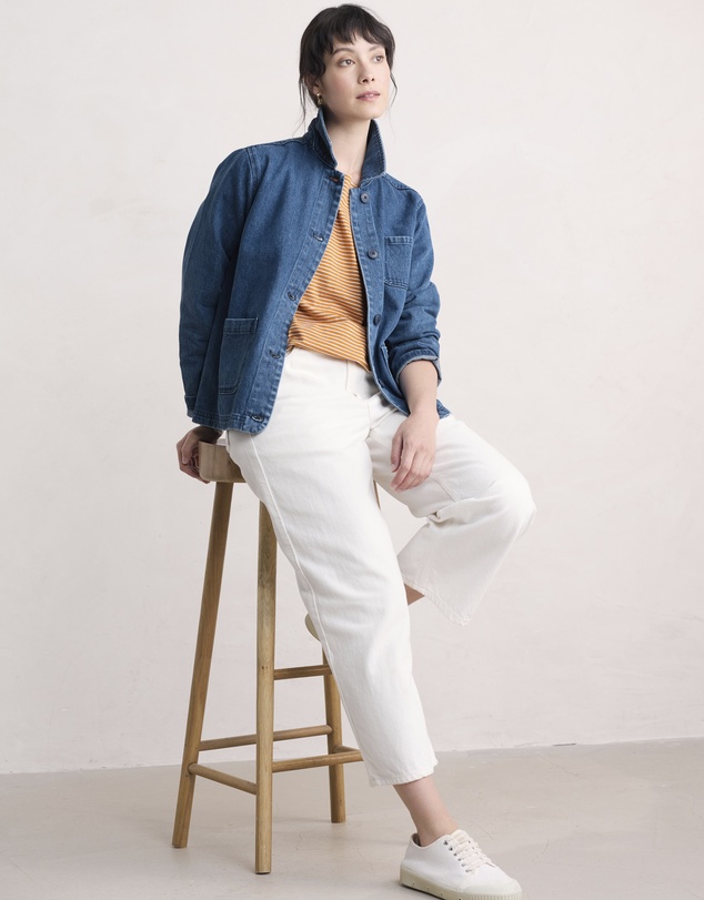 Seasalt - Seasalt Cornwall Blue Reading Rocks Jacket II