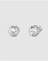 GUESS - Silver-Tone Calypso Stud Earrings