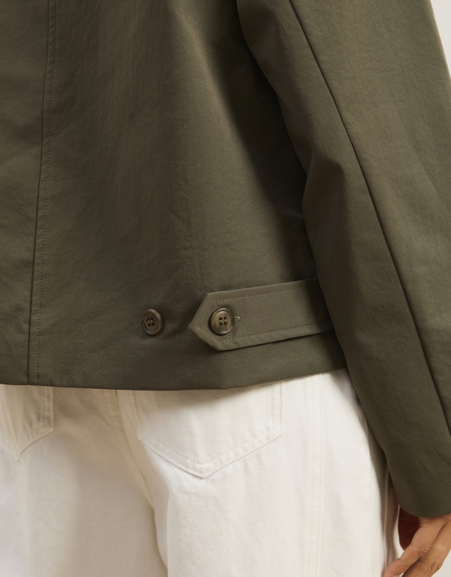 Atmos&Here - Osa Cropped Trench Coat