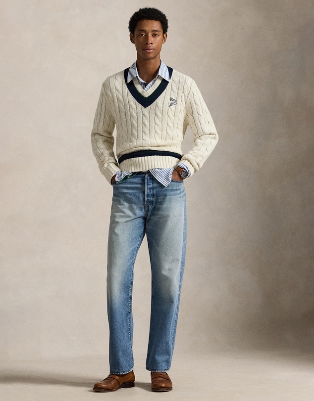 Polo Ralph Lauren - Embroidered Cotton-Blend Cricket Sweater