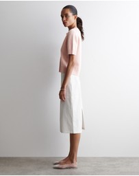 COS - Merino Wool Short-Sleeved Cardigan