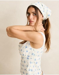 Rhythm - Dahlia Head Scarf