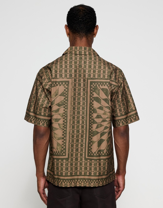 Scotch & Soda - Relaxed Fit Placed AOP Shirt
