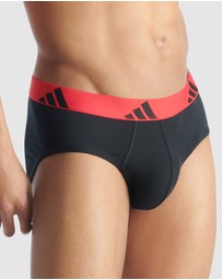 adidas Sportswear - 3 Pack Active Flex Cotton Brief Underwear