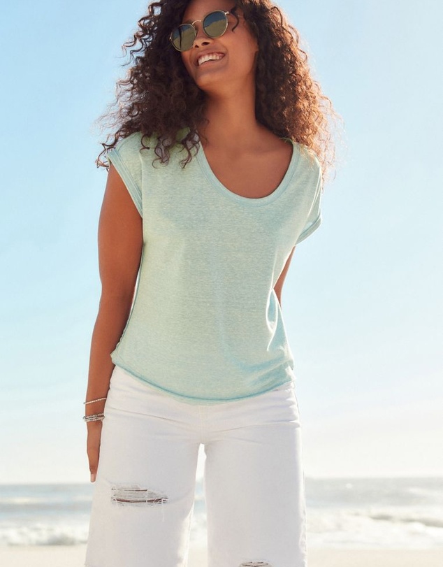 NEXT - Ripped Denim Bermuda Shorts