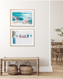 Olive et Oriel - Santorini In Spring Art Print