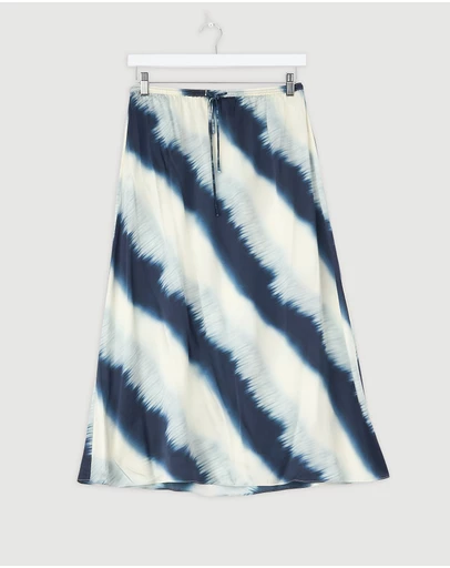 Revibe - Repaired Assembly Label Marabella Silk Skirt - AU 8