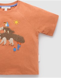 Purebaby - Anteater Oversized Tee -Kids-Babies