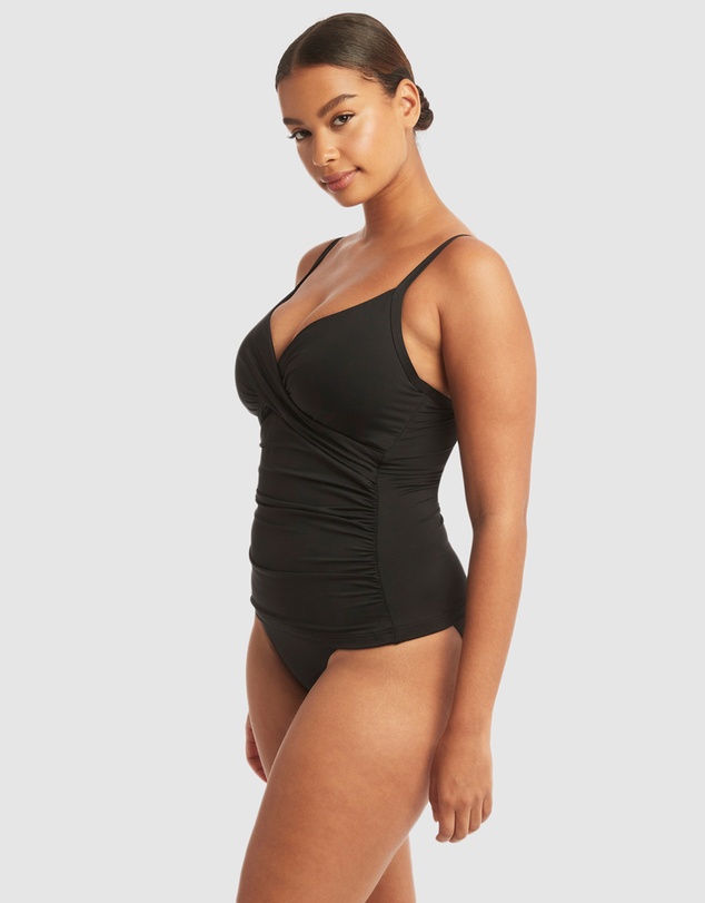 Sea Level Australia - Essentials Twist Front DD/E Tankini Top