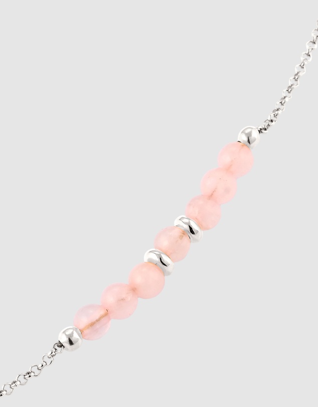 Elli Jewelry - Bracelet Quartz Beads 925 Sterling Silver